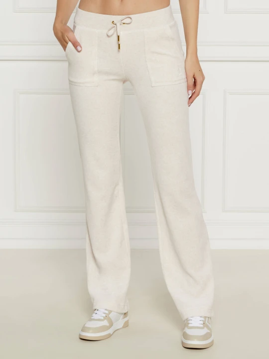 Zdjęcie produktu Juicy Couture Spodnie dresowe Del Ray Classic | Regular Fit beżowy