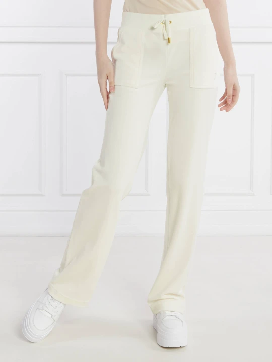 Zdjęcie produktu Juicy Couture Spodnie dresowe Del Ray Classic | Regular Fit ecru