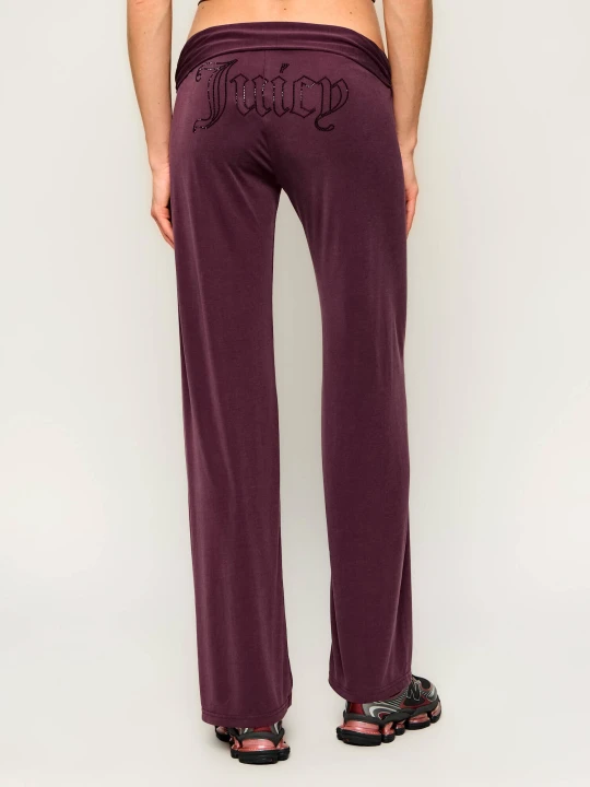Zdjęcie produktu Juicy Couture Spodnie dresowe Emerson | Straight fit bordowy