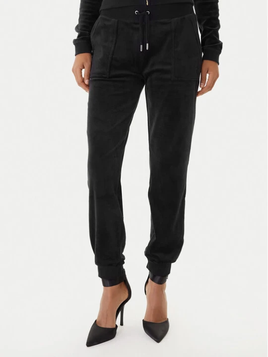 Zdjęcie produktu Juicy Couture Spodnie dresowe JCBBJ225802 Czarny Slim Fit