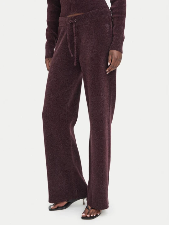 Zdjęcie produktu Juicy Couture Spodnie dresowe JCWEB006 Bordowy Regular Fit