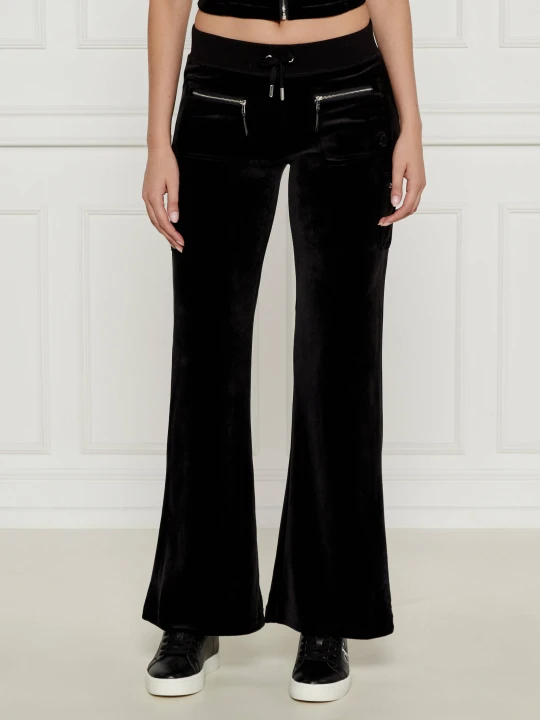Zdjęcie produktu Juicy Couture Spodnie dresowe LAYLA | flare fit czarny