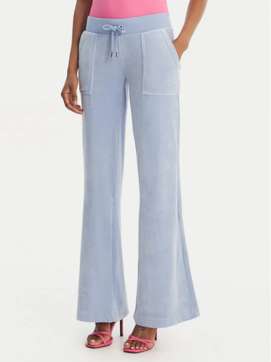 Zdjęcie produktu Juicy Couture Spodnie dresowe Layla JCSEBJ001 Błękitny Flared Leg Niebieski jasny