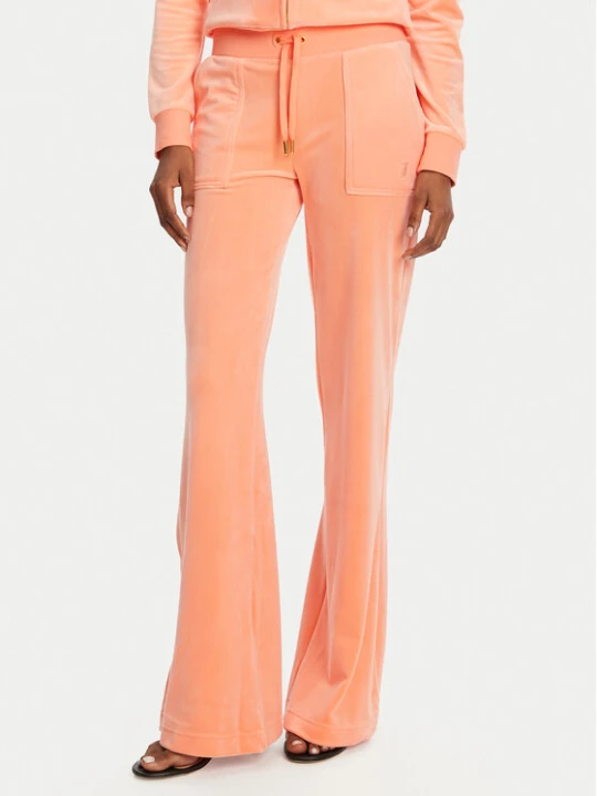Zdjęcie produktu Juicy Couture Spodnie dresowe Layla JCSEBJ001 Pomarańczowy Flared Leg