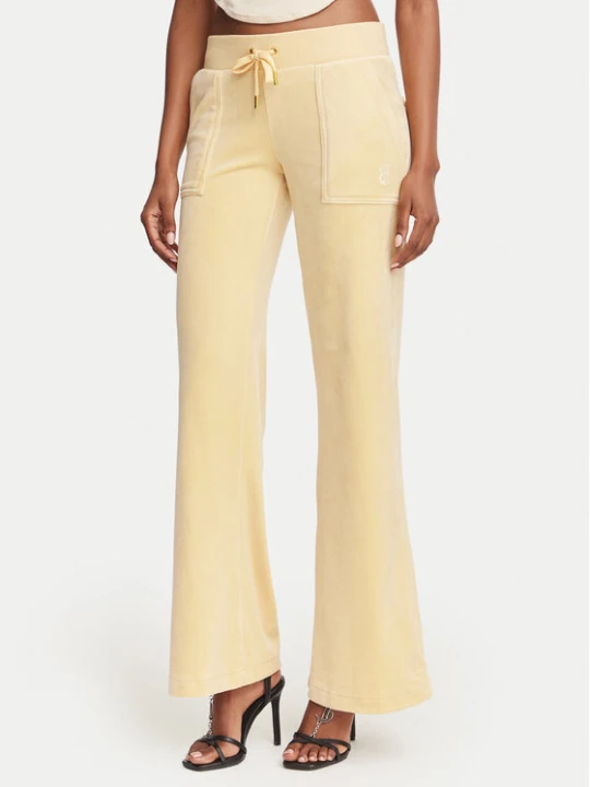 Zdjęcie produktu Juicy Couture Spodnie dresowe Layla JCSEBJ001G Żółty Regular Fit