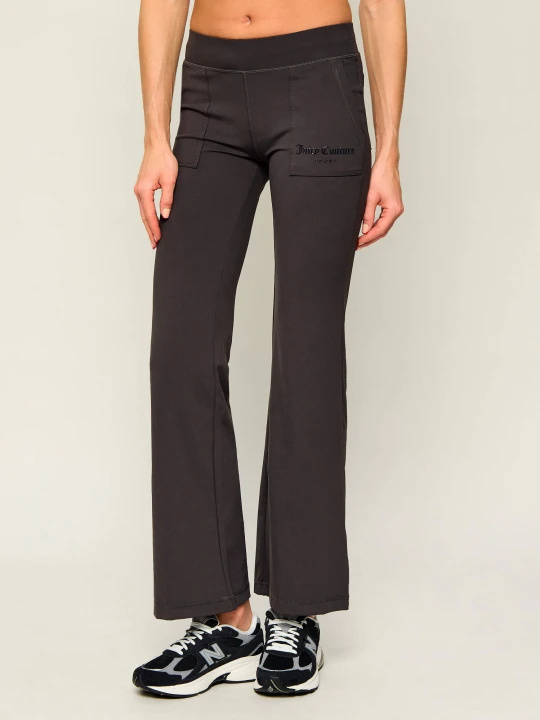 Zdjęcie produktu Juicy Couture Spodnie dresowe Raven | flare fit | low rise grafitowy
