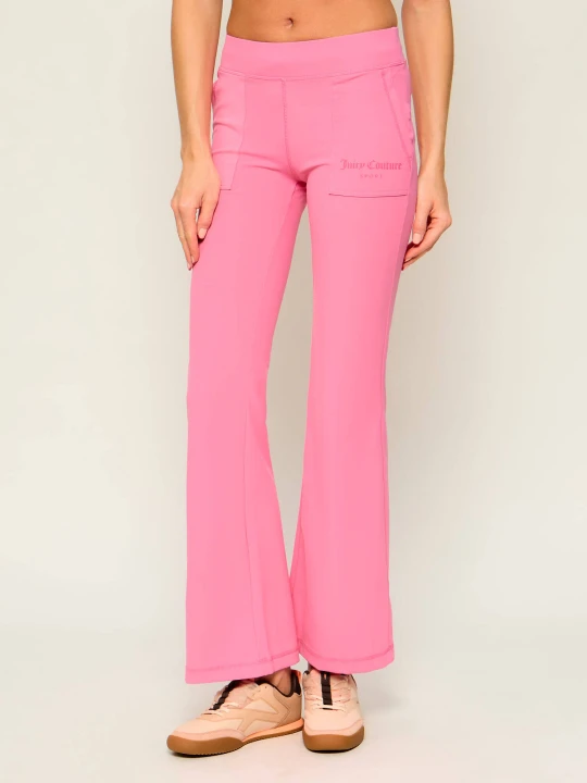 Zdjęcie produktu Juicy Couture Spodnie dresowe Raven | flare fit | low rise różowy