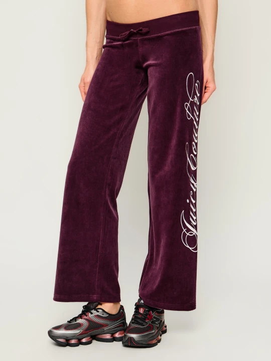 Zdjęcie produktu Juicy Couture Spodnie dresowe Rebelle | Straight fit bordowy