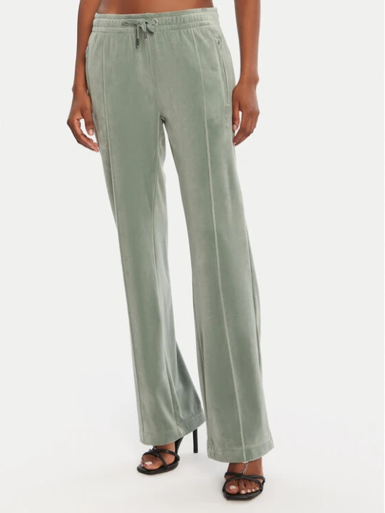 Zdjęcie produktu Juicy Couture Spodnie dresowe Tina JCAPW045 Zielony Regular Fit