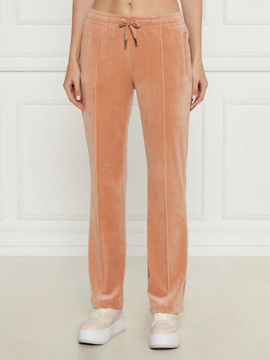 Zdjęcie produktu Juicy Couture Spodnie dresowe TINA | Regular Fit brzoskwiniowy