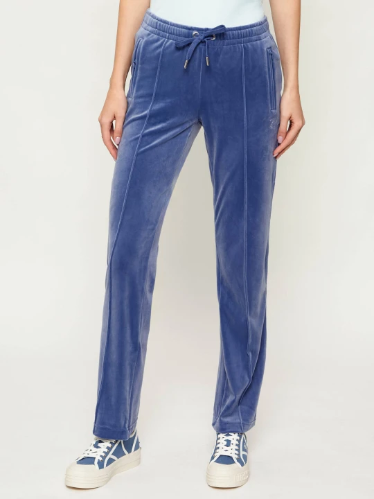 Zdjęcie produktu Juicy Couture Spodnie dresowe TINA | Straight fit niebieski