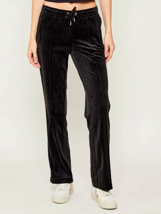 Zdjęcie produktu Juicy Couture Spodnie dresowe TINA | Straight fit czarny