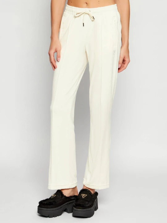 Zdjęcie produktu Juicy Couture Spodnie dresowe TINA | Straight fit kremowy