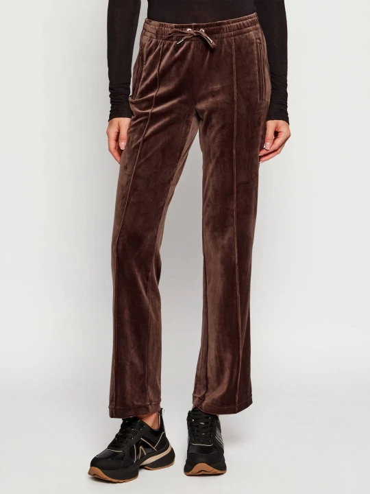 Zdjęcie produktu Juicy Couture Spodnie dresowe TINA | Straight fit brązowy