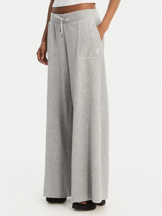 Zdjęcie produktu Juicy Couture Spodnie dresowe Yuka JCBBJ225803 Szary Wide Leg