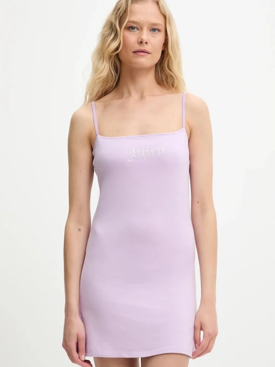 Zdjęcie produktu Juicy Couture sukienka HAYLEY MINI DRESS fioletowy