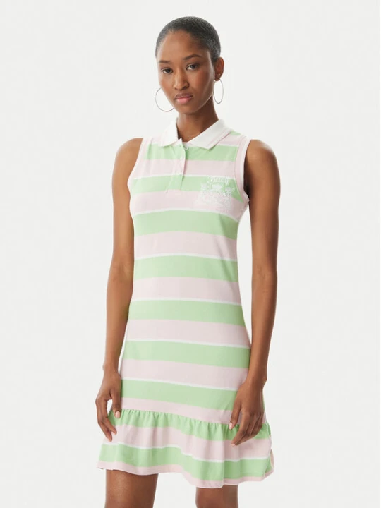 Zdjęcie produktu Juicy Couture Sukienka letnia Juicy Peplum JCGED126016 Zielony Regular Fit