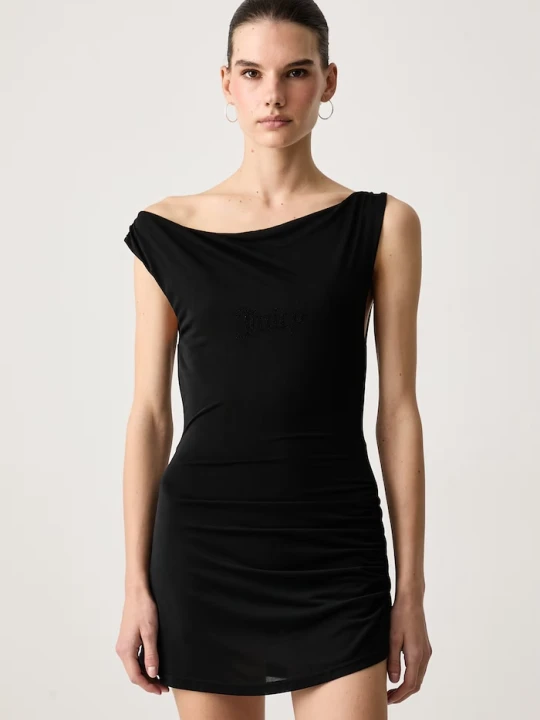 Zdjęcie produktu Juicy Couture sukienka z wiskozą TORI DRAPE czarny