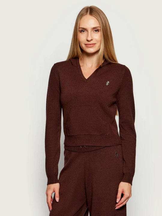 Zdjęcie produktu Juicy Couture Sweter HERITAGE | Regular Fit brązowy