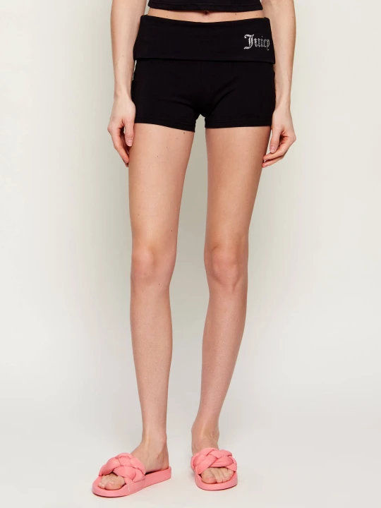 Zdjęcie produktu Juicy Couture Szorty ROLL DOWN | Slim Fit czarny
