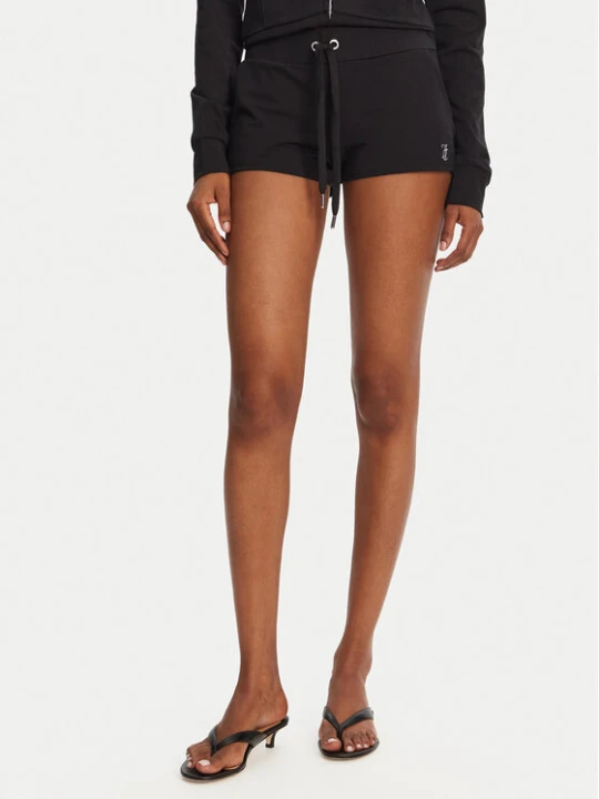 Zdjęcie produktu Juicy Couture Szorty sportowe JCWHS125312 Czarny Loose Fit