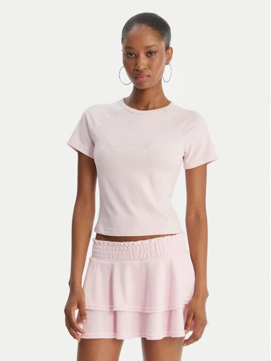 Zdjęcie produktu Juicy Couture T-Shirt Baby JCWCT126317 Różowy Slim Fit