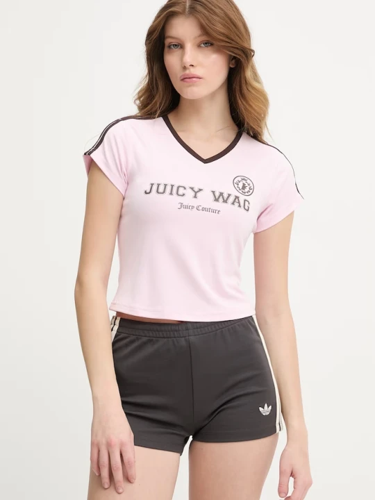 Zdjęcie produktu Juicy Couture t-shirt damski WAG TEE różowy