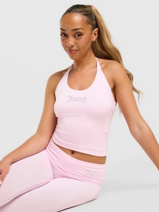 Zdjęcie produktu Juicy Couture Top Jersey Halter różowy