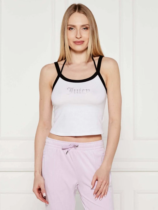 Zdjęcie produktu Juicy Couture Top AMIRA | Cropped Fit biały
