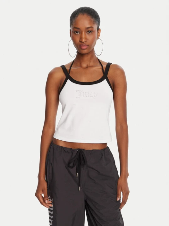 Zdjęcie produktu Juicy Couture Top Amira JCWCT225302 Biały Slim Fit