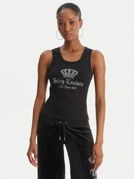Zdjęcie produktu Juicy Couture Top Gothic Crown JCBLV126807 Czarny Slim Fit