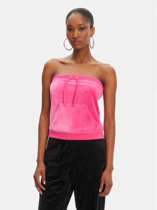 Zdjęcie produktu Juicy Couture Top Heritage JCGCT125023 Różowy Slim Fit