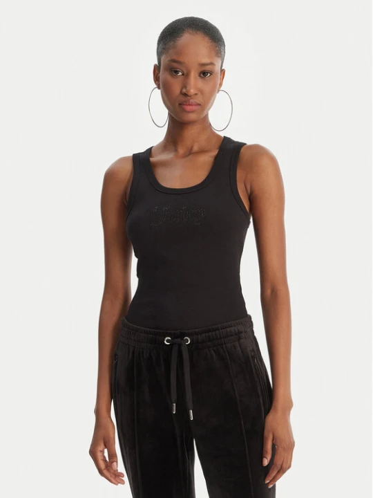 Zdjęcie produktu Juicy Couture Top Thin Strap JCWLV126308 Czarny Slim Fit