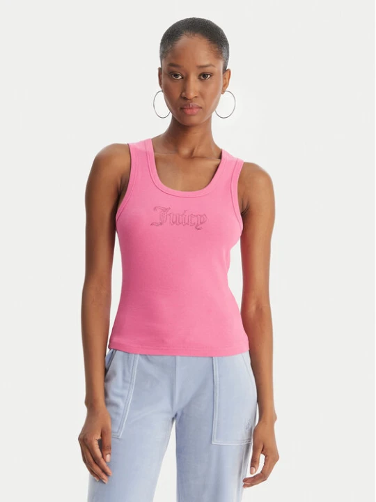 Zdjęcie produktu Juicy Couture Top Thin Strap JCWLV126308 Różowy Slim Fit