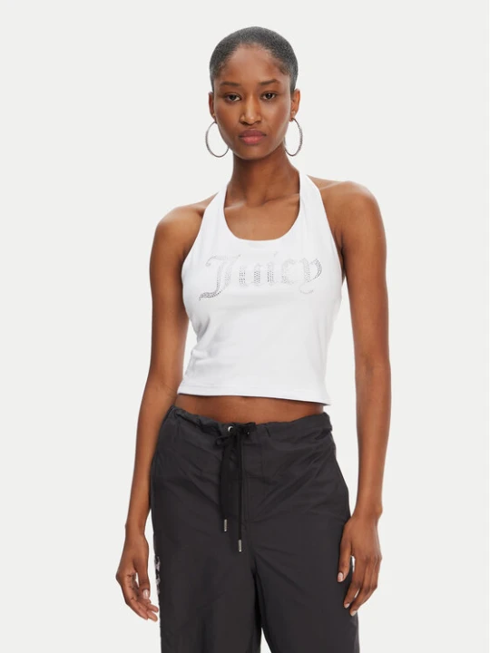 Zdjęcie produktu Juicy Couture Top Tied JCWCT125306 Biały Slim Fit