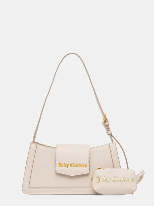 Zdjęcie produktu Juicy Couture torebka bagietka damska z imitacji skóry Lily beżowy
