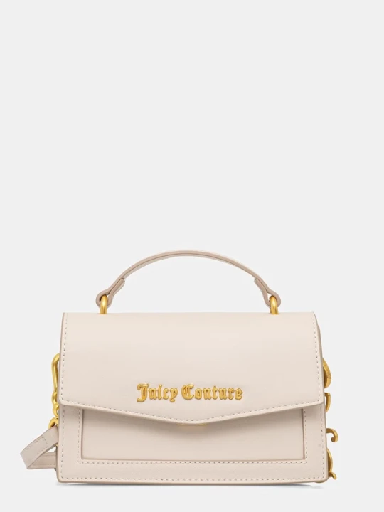 Zdjęcie produktu Juicy Couture torebka crossbody damska z imitacji skóry Lily beżowy
