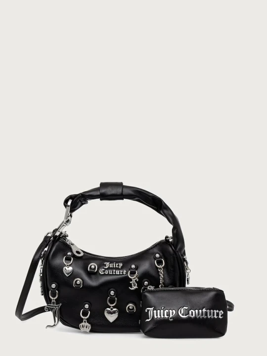 Zdjęcie produktu Juicy Couture torebka hobo damska z imitacji skóry BLOSSOM czarny