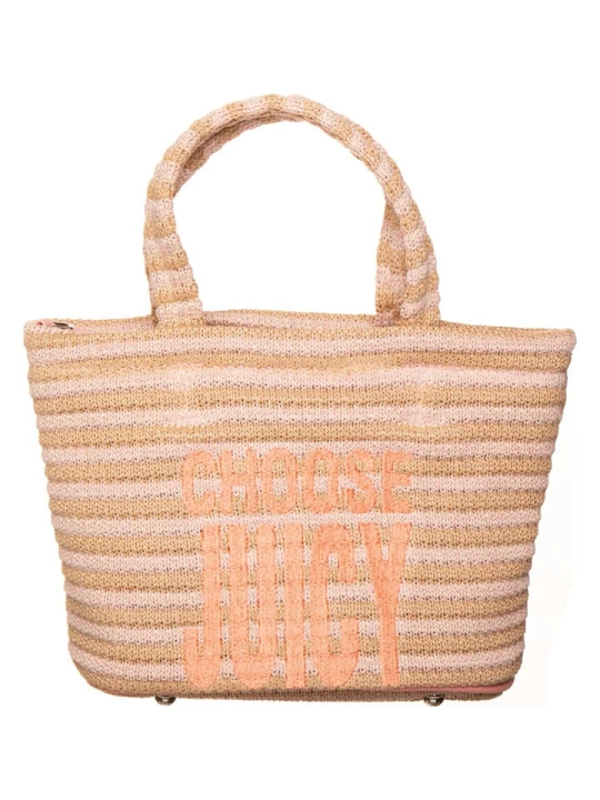 Zdjęcie produktu Juicy Couture Torebka "NORA" w kolorze beżowo-jasnoróżowym - 29 x 20 x 13 cm rozmiar: onesize