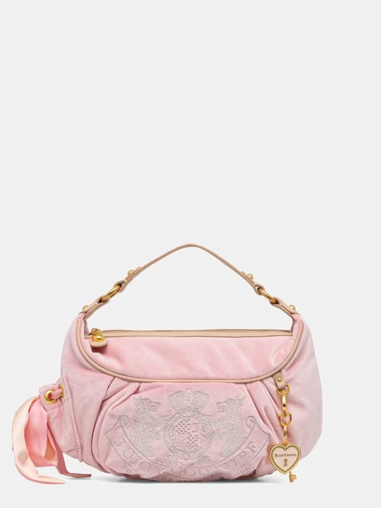Zdjęcie produktu Juicy Couture torebka tote damska welurowa DAYDREAMER różowy