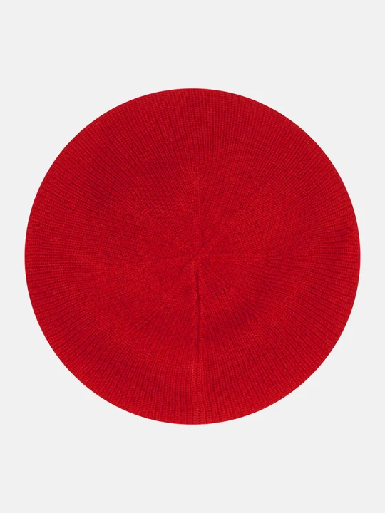 Zdjęcie produktu Just Cashmere Kaszmirowa czapka "Paris" w kolorze czerwonym rozmiar: onesize