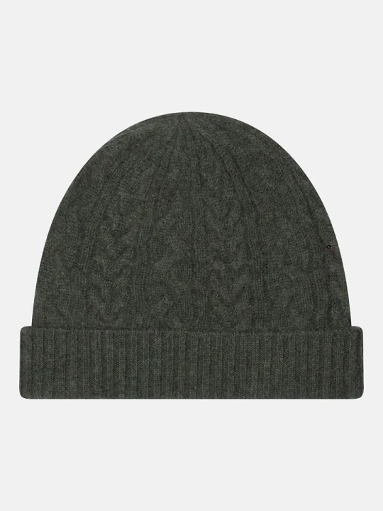 Zdjęcie produktu Just Cashmere Kaszmirowa czapka w kolorze antracytowym rozmiar: onesize