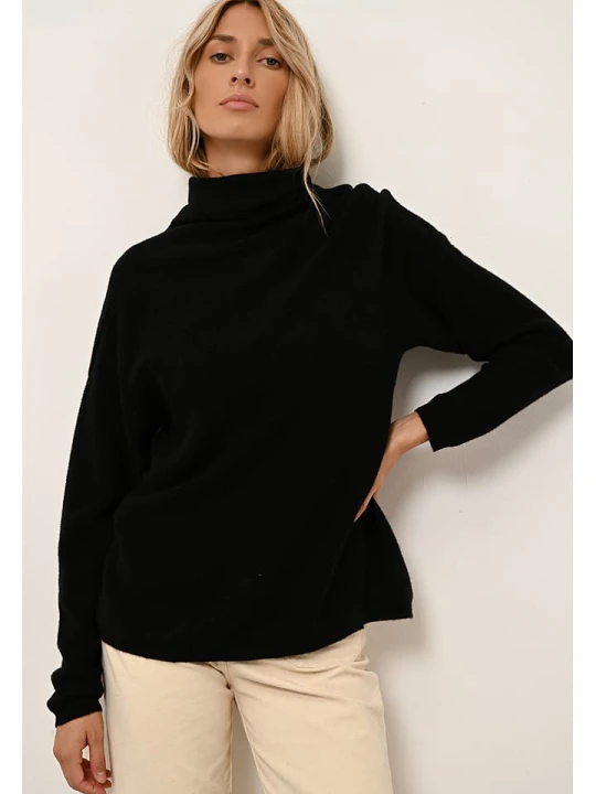 Zdjęcie produktu Just Cashmere Kaszmirowy golf "Blantyre" w kolorze czarnym rozmiar: XXL