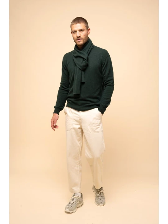 Zdjęcie produktu Just Cashmere Kaszmirowy szal w kolorze zielonym - 200 x 30 cm rozmiar: onesize
