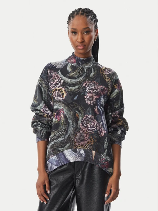 Zdjęcie produktu Just Cavalli Bluza 81PAIE23 CF102 Szary Regular Fit