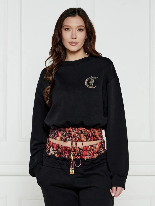 Zdjęcie produktu Just Cavalli Bluza | Cropped Fit czarny