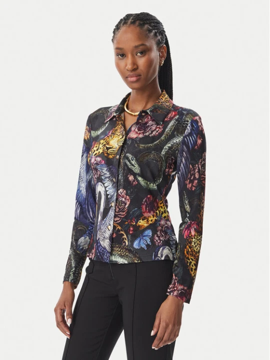 Zdjęcie produktu Just Cavalli Bluzka 81PAL228 JS566 Kolorowy Slim Fit