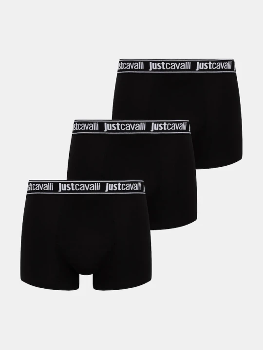 Zdjęcie produktu Just Cavalli bokserki 3-pack czarny