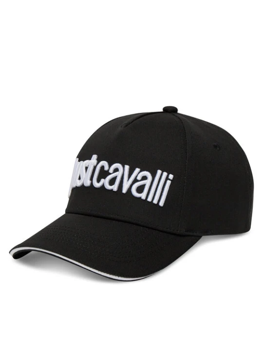 Zdjęcie produktu Just Cavalli Czapka z daszkiem 78RAZK30 ZG192 Czarny