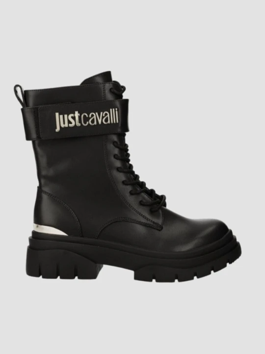 Zdjęcie produktu JUST CAVALLI Czarne buty Fondo Kani Kombat, Rozmiar 37
